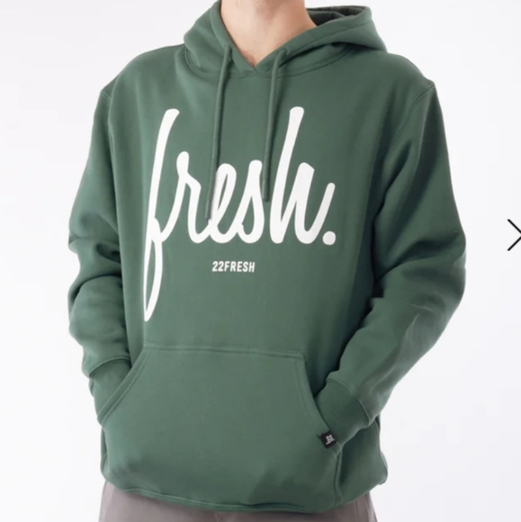 Unisex Fresh Hoodie 2xl in Forest Green - Picture 1 of 4